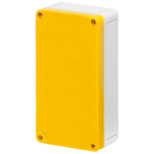 Yellow undrilled lid