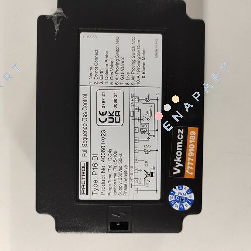 400601/V23 P16 DI(CE) Automatic control and ignition