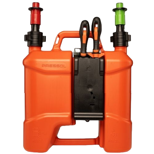 Combo-fuel cans, polyethylene