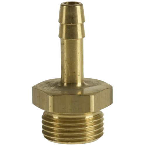 Threaded hose connector