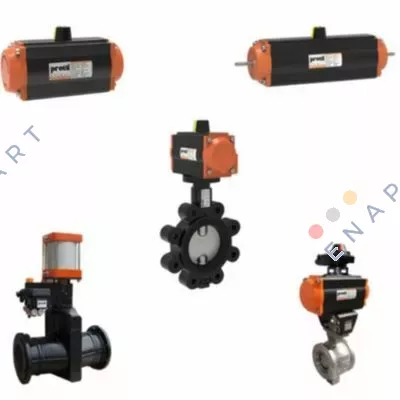 000PA125DA A210 series PA125 0-90'C rotary pneumatic actuator