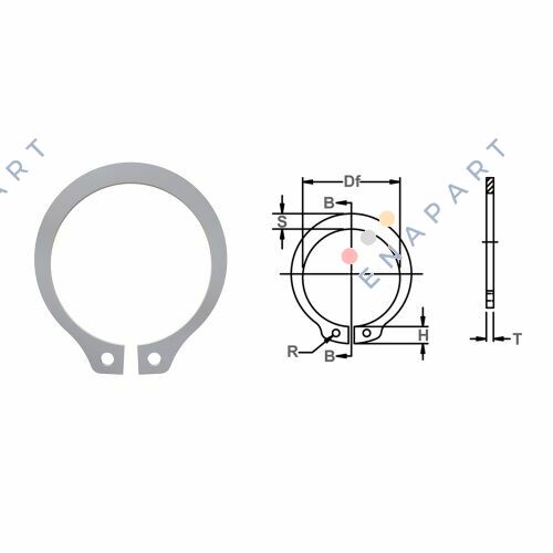 DSH-750 Metric retaining ring