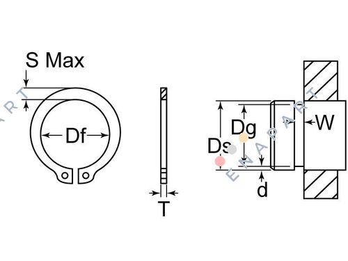 DSHR-025 Snap Ring