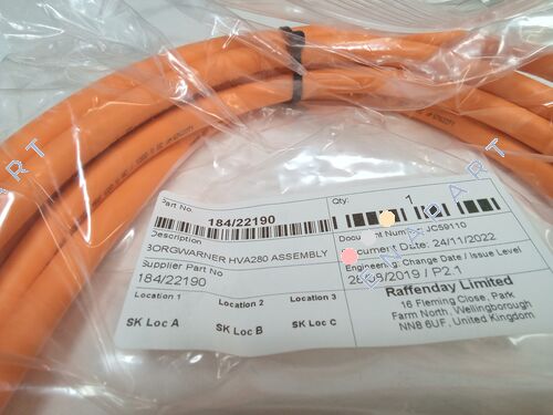 184/22190 HVLP BATTERY CABLE