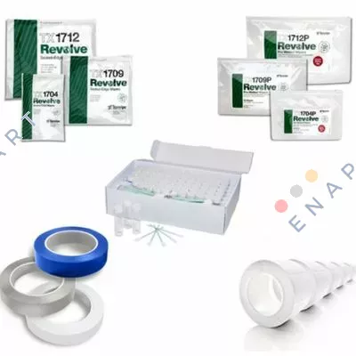 STX1720 Sterile Revolve Mini AlphaMop Polyester Cleanroom Replacement Mop Covers (Refills)