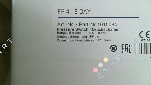 1010084 / FF4- 8 DAY pressure switch
