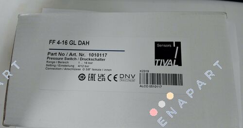 1010117 / FF 4-16 GL DAH Pressure switch