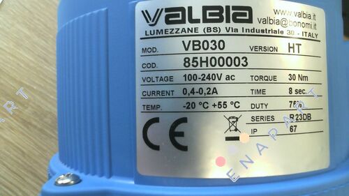 Ball valve type 2500 1  1/2" with electric actuator VB30 ball valve with electric drive