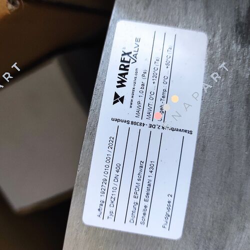 DKZ 110 butterfly valve