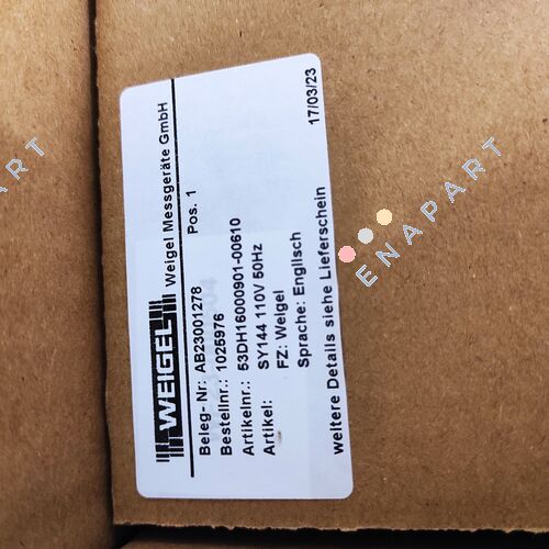 SY 144 S (50 Hz) synchronoscope