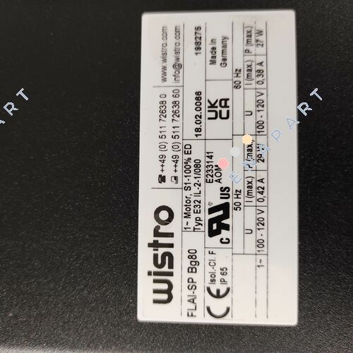 18.02.0066 / FLAI Bg80 OK IP65 ST 293lg IND fan unit